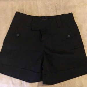 Black shorts size 4,